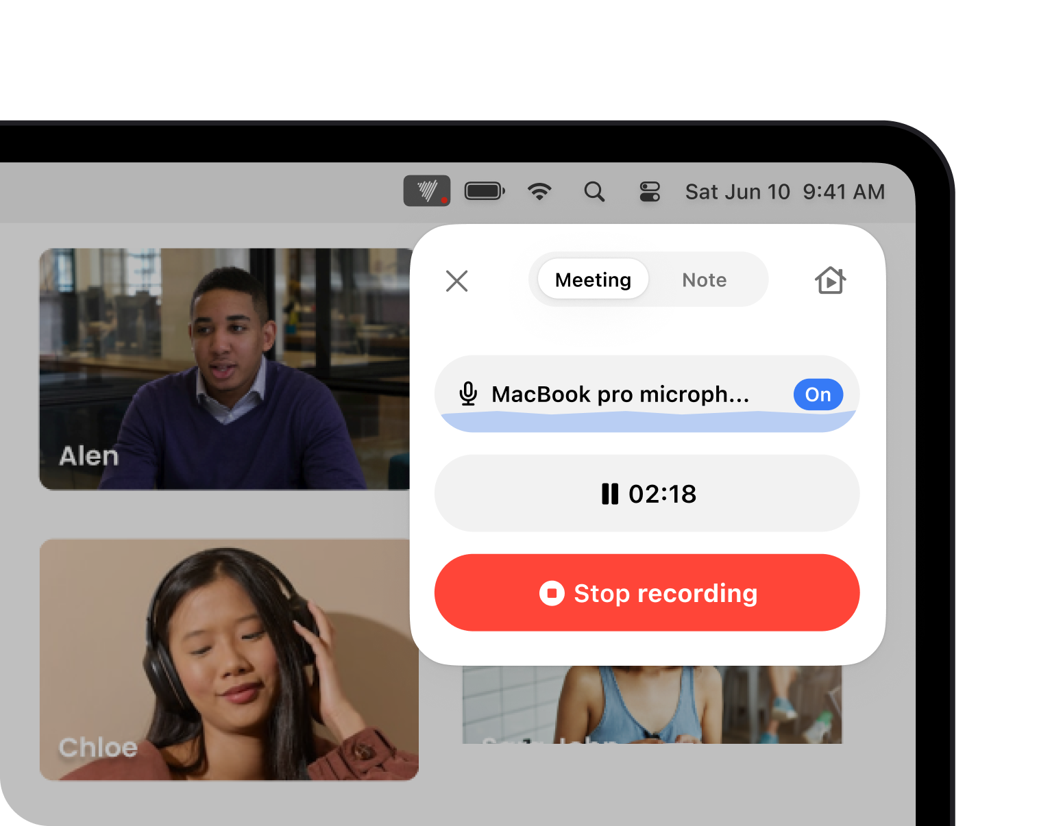 Dedicated desktop apps.<br /> Just hit record